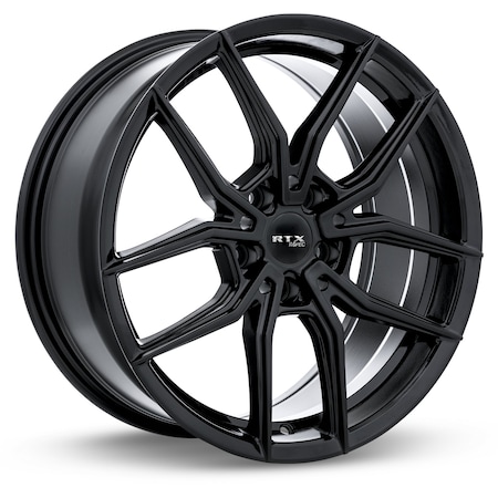 Rtx Alloy Wheel, SW05 17x7.5 5x114.3 ET35 CB73.1 Gloss Black 082719